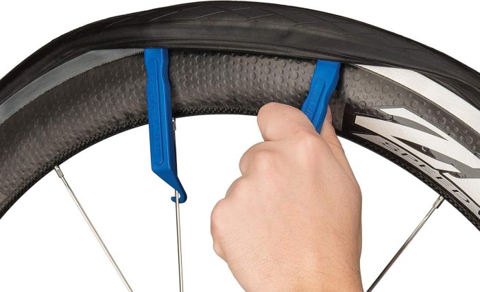 Park Tool TL-1.2 - Tyre Lever Set Of 3 Carded Tool, Blue - Image 2
