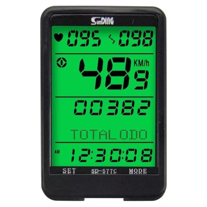 ⁦SUNDING SD-577C عداد لاسلكي مع Heartrate Monitor & Cadence⁩ - الصورة ⁦4⁩