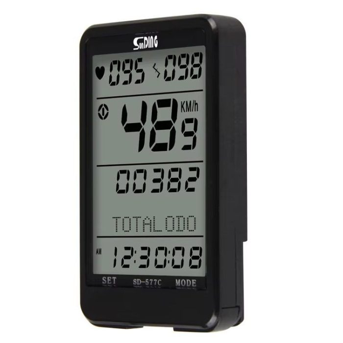 ⁦SUNDING SD-577C عداد لاسلكي مع Heartrate Monitor & Cadence⁩ - الصورة ⁦5⁩