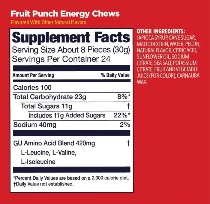 GU Energy Chews - Tasty Chewable Energy for Athletes - Image 8