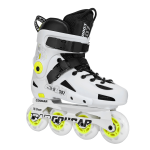 COUGAR MZS307C Freestyle Inline Roller Skates - White - Image 2