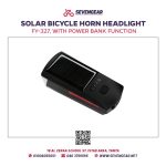 Solar Bicycle Horn & Headlight LY-17