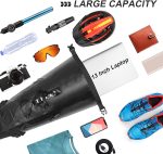⁦NEWBOLER Bike Packing Bike Bag 13L Waterproof Reflective Large-Capacity Bike Saddle Bag for Bicycles Rear Rack⁩ - الصورة ⁦5⁩