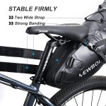 ⁦NEWBOLER Bike Packing Bike Bag 13L Waterproof Reflective Large-Capacity Bike Saddle Bag for Bicycles Rear Rack⁩ - الصورة ⁦3⁩