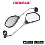 Bike Mirror 360°Rotation Back Rearview Mirror Handlebar Bicycle 2PC Y80 - Image 5