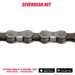 KMC Z7 Chain 6/7/8Speed 7.3mm, Links 116 Grey - Image 2